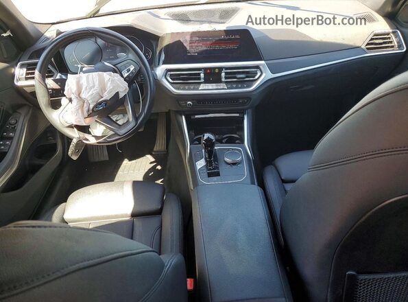 3MW5R1J0XM8B94982 2021 BMW 3 SERIES Blue Dashboard view