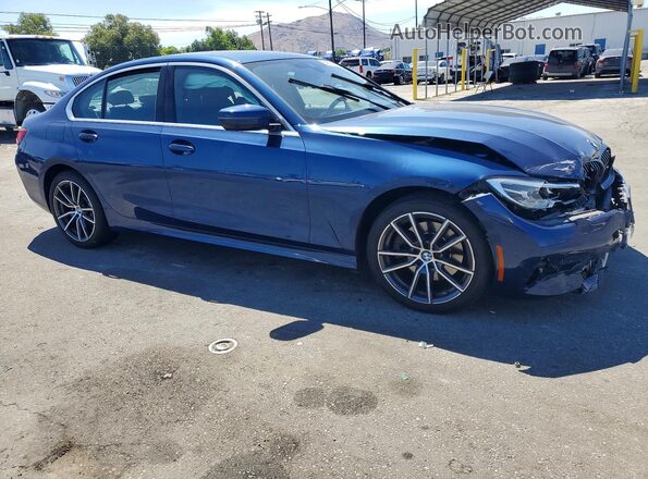 3MW5R1J0XM8B94982 2021 BMW 3 SERIES Blue Front right