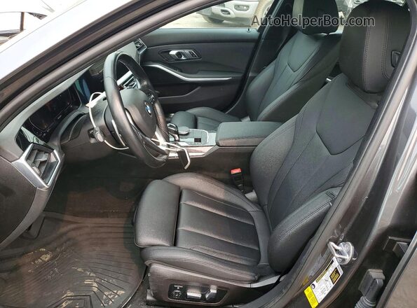 3MW5R1J53K8A04092 2019 BMW 3 SERIES Серый Вид салона спереди