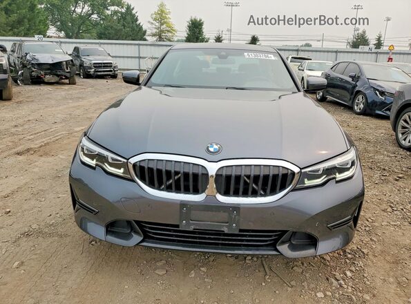 3MW5R1J53K8A04092 2019 BMW 3 SERIES Серый Вид спереди
