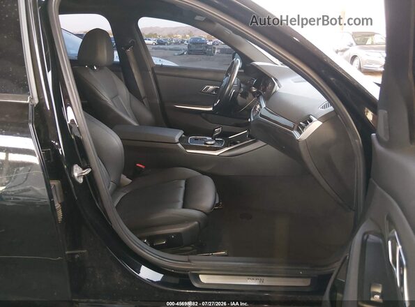 3MW5R1J53K8B03009 2019 BMW 3 SERIES Black Widok wnętrza z przodu
