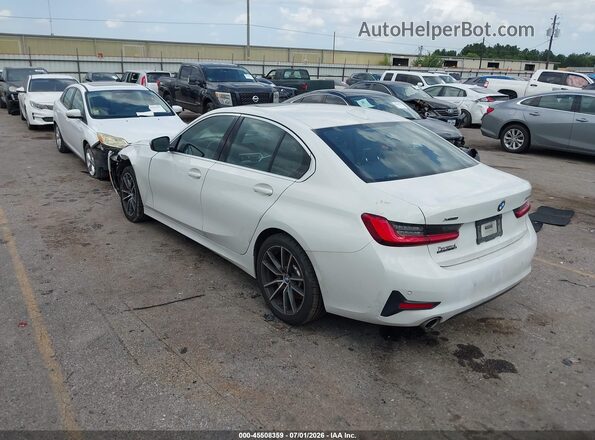 3MW5R7J00L8B03669 2020 BMW 3 SERIES Белый Задняя левая четверть