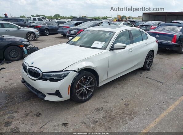 3MW5R7J00L8B03669 2020 BMW 3 SERIES Белый Передняя левая четверть