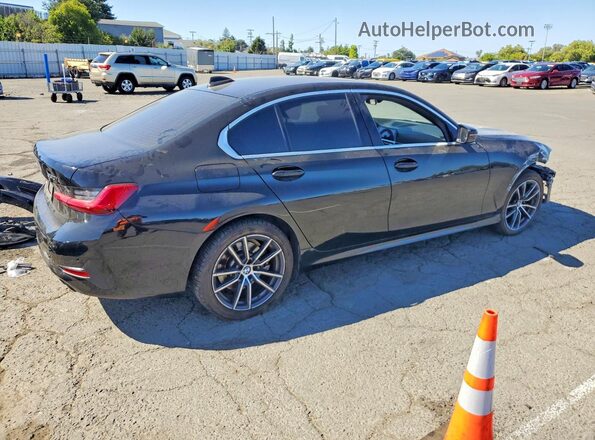 3MW5R7J00L8B22173 2020 BMW 3 SERIES Черный Задняя правая четверть