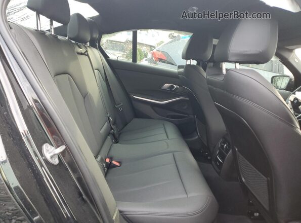 3MW5R7J00M8C05989 2021 BMW 3 SERIES Black Вид задніх сидінь