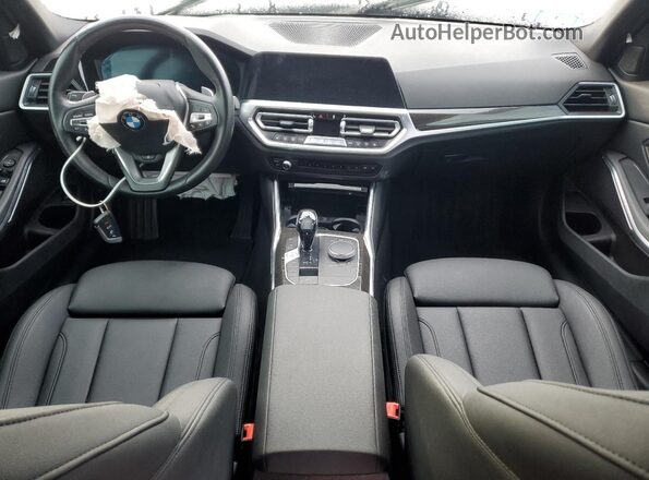 3MW5R7J00M8C05989 2021 BMW 3 SERIES Black Вид панелі приладів