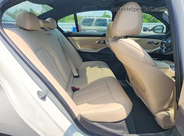 3MW5R7J01L8B35790 2020 BMW 3 SERIES Белый Вид задних сидений
