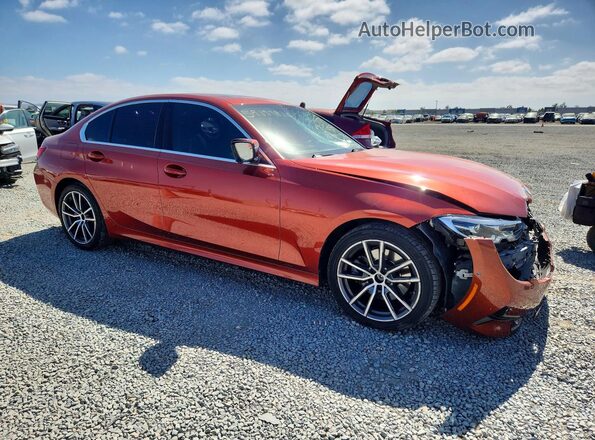3MW5R7J01M8B77667 2021 BMW 3 SERIES Orange Front right