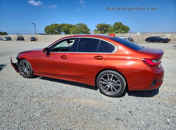3MW5R7J01M8B77667 2021 BMW 3 SERIES Orange Rear left