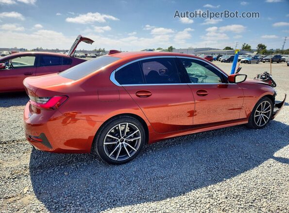 3MW5R7J01M8B77667 2021 BMW 3 SERIES Orange Rear right