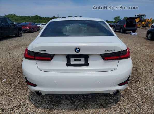 3MW5R7J02L8B06296 2020 BMW 3 SERIES White უკანა ხედი