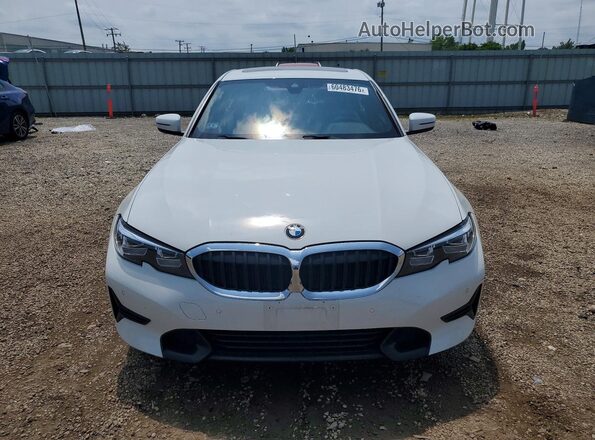3MW5R7J02L8B06296 2020 BMW 3 SERIES White წინა ხედი