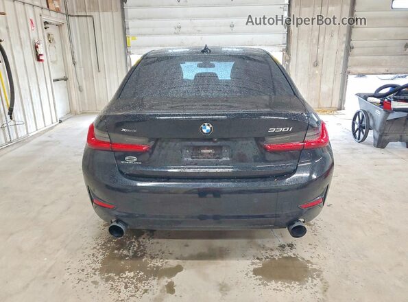 3MW5R7J02L8B06668 2020 BMW 3 SERIES Черный Вид сзади