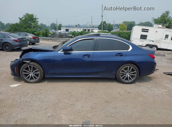 3MW5R7J02L8B07433 2020 BMW 3 SERIES Dark Blue 360 interior view