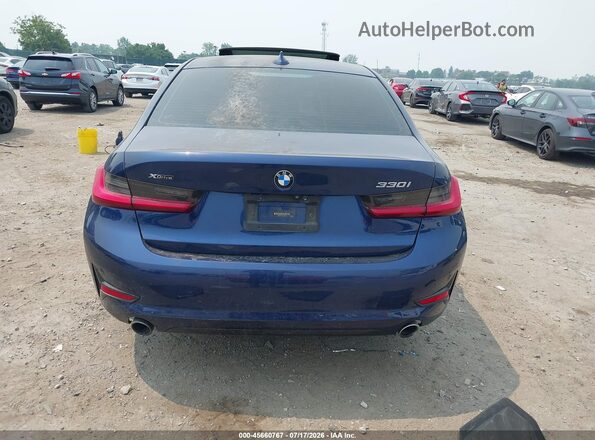 3MW5R7J02L8B07433 2020 BMW 3 SERIES Dark Blue 