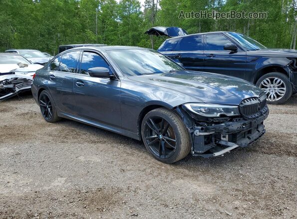 3MW5R7J02L8B07724 2020 BMW 3 SERIES Charcoal Front right