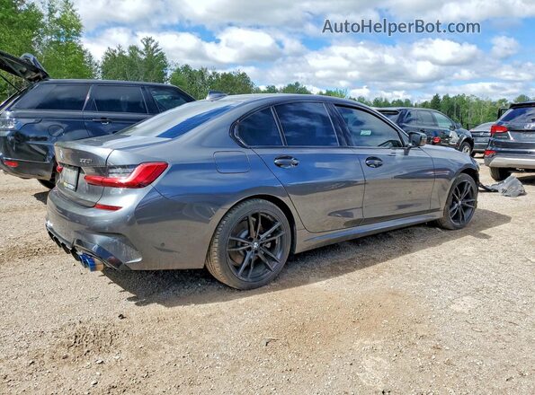 3MW5R7J02L8B07724 2020 BMW 3 SERIES Charcoal Rear right