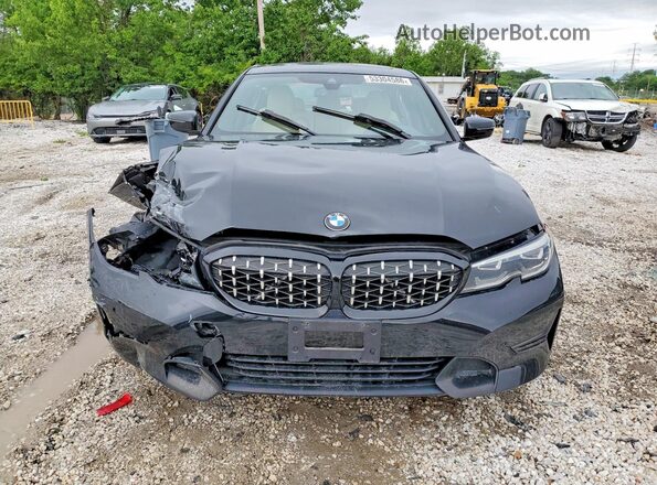 3MW5R7J02L8B24054 2020 BMW 3 SERIES Black Դիմացի տեսք