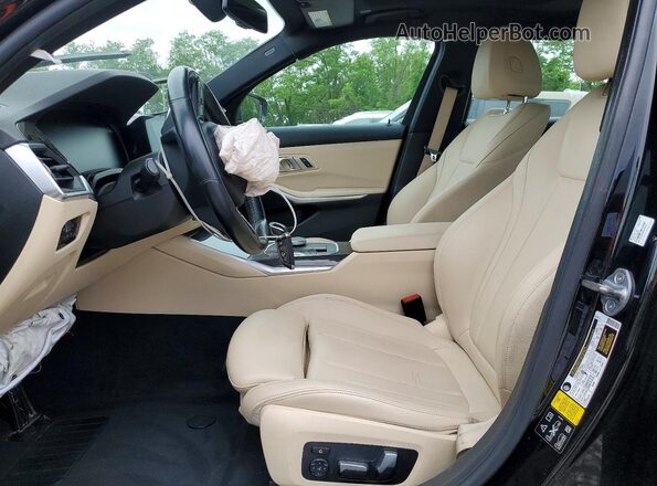3MW5R7J02L8B24054 2020 BMW 3 SERIES Black Սալոնի դիմացի տեսք