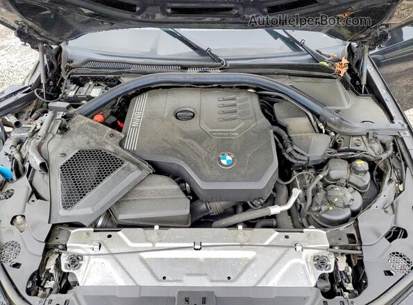 3MW5R7J02L8B24054 2020 BMW 3 SERIES Black Սալոնի հետևի տեսք