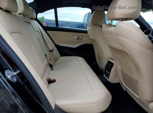 3MW5R7J02L8B24054 2020 BMW 3 SERIES Black Հետևի նստատեղերի տեսք