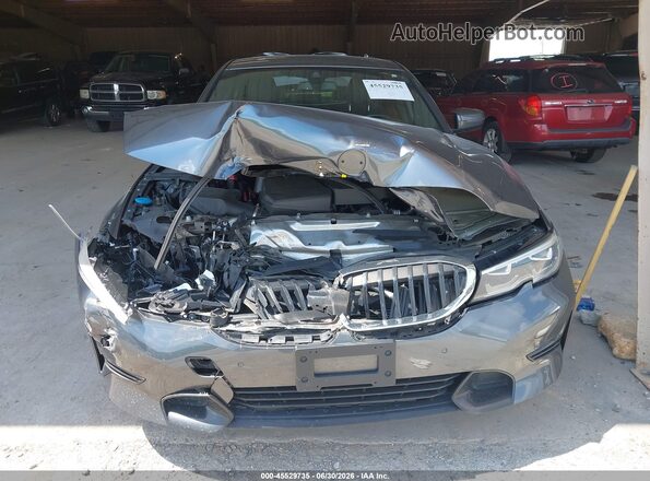 3MW5R7J02L8B26127 2020 BMW 3 SERIES Серый Вид щитка приборов