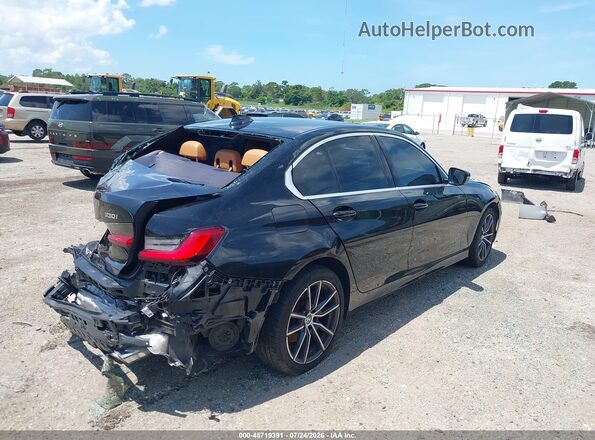 3MW5R7J02M8C21790 2021 BMW 3 SERIES Black Հետևի աջ