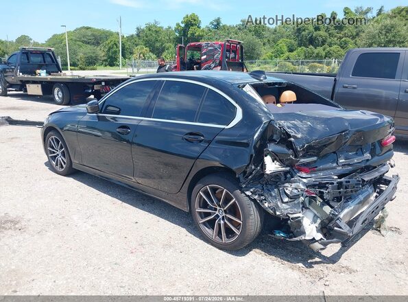 3MW5R7J02M8C21790 2021 BMW 3 SERIES Black Հետևի ձախ