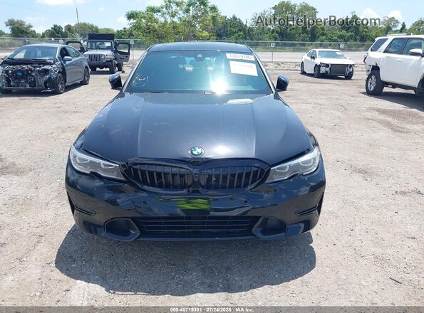 3MW5R7J02M8C21790 2021 BMW 3 SERIES Black Սարքավորումների վահանակի տեսք