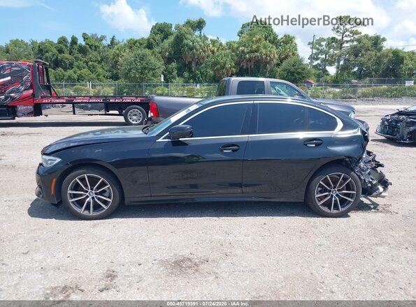 3MW5R7J02M8C21790 2021 BMW 3 SERIES Black Սալոնի 360 աստիճան տեսք