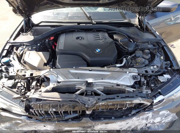 3MW5R7J02N8C23928 2022 BMW 3 SERIES Gray Вид ззаду