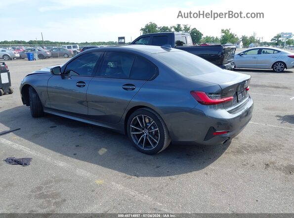 3MW5R7J02N8C23928 2022 BMW 3 SERIES Gray Задня ліва чверть