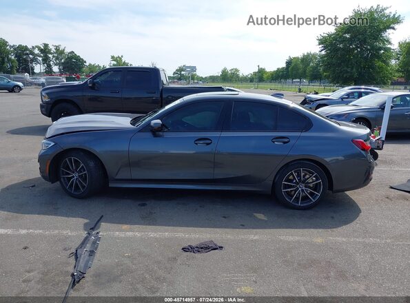 3MW5R7J02N8C23928 2022 BMW 3 SERIES Gray Панорамний вид салону 360°