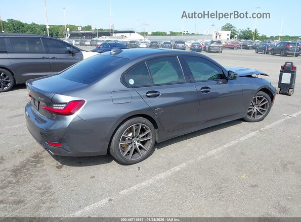 3MW5R7J02N8C23928 2022 BMW 3 SERIES Gray Задня права чверть