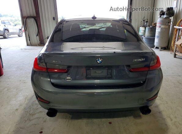 3MW5R7J03L8B25262 2020 BMW 3 SERIES Gray Widok z tyłu