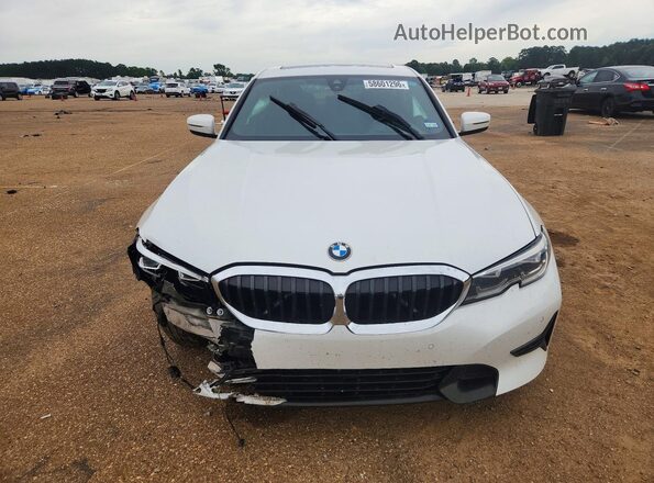 3MW5R7J03L8B25312 2020 BMW 3 SERIES Белый Вид спереди
