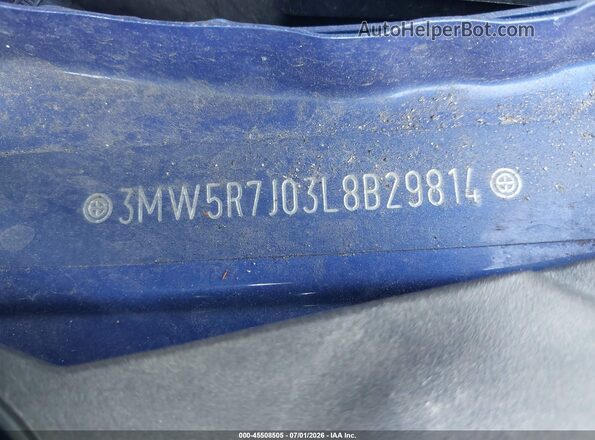 3MW5R7J03L8B29814 2020 BMW 3 SERIES Blue 