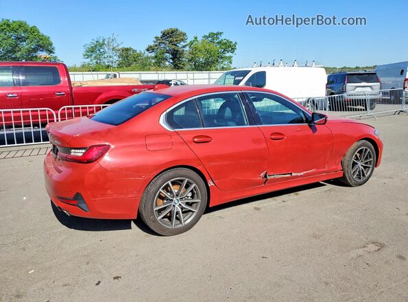 3MW5R7J03M8B60160 2021 BMW 3 SERIES Red Rear right