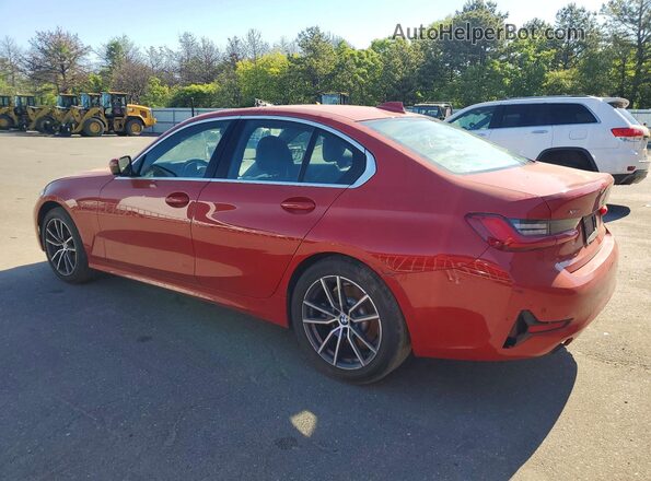 3MW5R7J03M8B60160 2021 BMW 3 SERIES Red Rear left