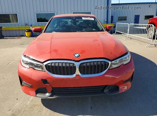 3MW5R7J03M8B60160 2021 BMW 3 SERIES Red Front view