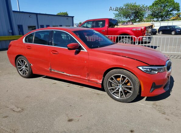 3MW5R7J03M8B60160 2021 BMW 3 SERIES Red Front right