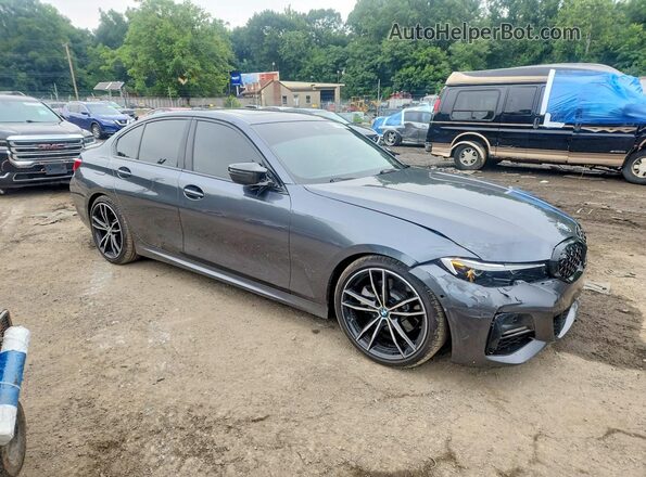 3MW5R7J03M8B72535 2021 BMW 3 SERIES Gray Առջևի աջ