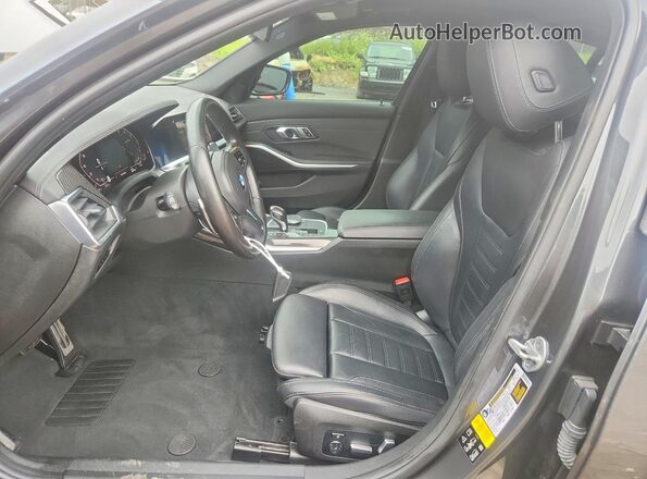 3MW5R7J03M8B72535 2021 BMW 3 SERIES Gray Սալոնի դիմացի տեսք