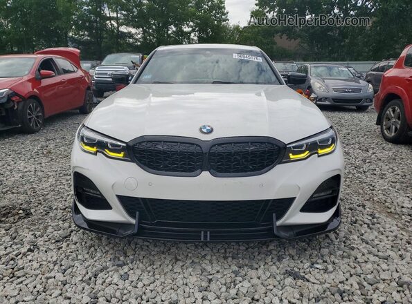 3MW5R7J03M8B74947 2021 BMW 3 SERIES White Դիմացի տեսք