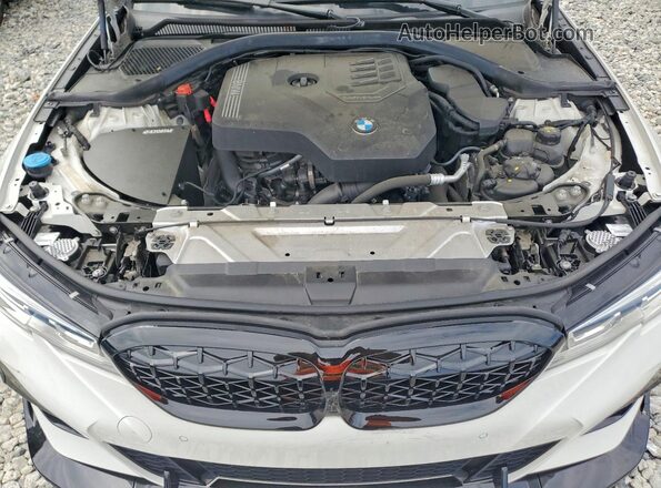 3MW5R7J03M8B74947 2021 BMW 3 SERIES White Սալոնի հետևի տեսք