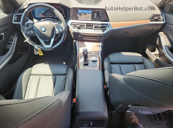3MW5R7J04L8B08325 2020 BMW 3 SERIES White Առջևի վահանակի տեսք