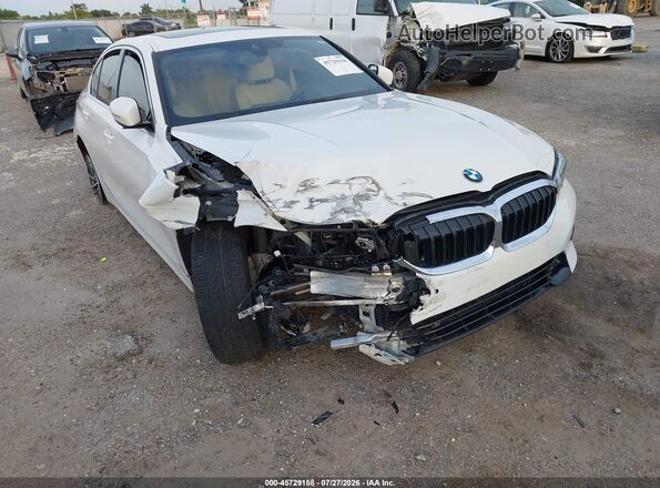 3MW5R7J04L8B25870 2020 BMW 3 SERIES White Вид спереду