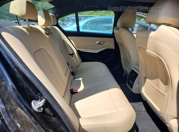 3MW5R7J04L8B27294 2020 BMW 3 SERIES Black Rear seats view
