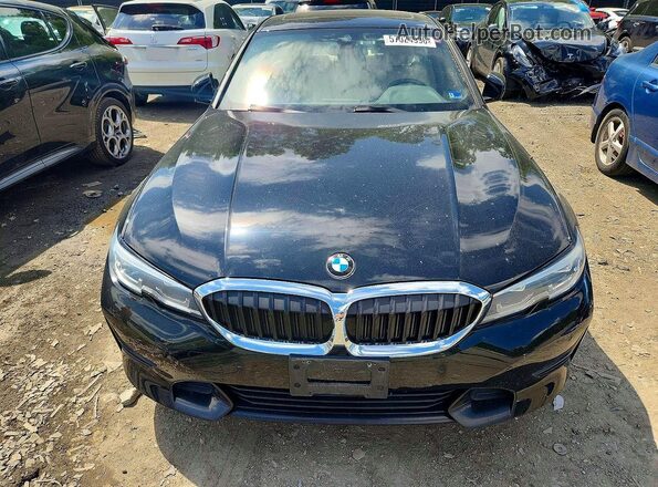 3MW5R7J04L8B27294 2020 BMW 3 SERIES Black Front view