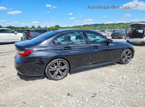 3MW5R7J04N8C44473 2022 BMW 3 SERIES Черный Задняя правая четверть